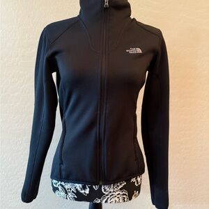 The North Face Black Ski Snow Jacket with Stand-up Collar